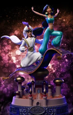 Aladdin and Jasmine 100 Years Version - Disney 100th - Aladdin - Art Scale 1/10 - Iron Studios
