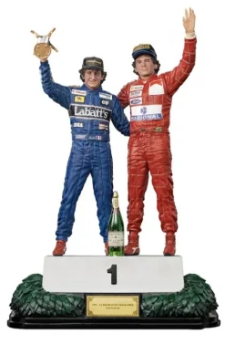 Ayrton Senna and Alain Prost - The Last Podium - Art Scale 1/10 - Iron Studios