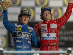 Ayrton Senna and Alain Prost - The Last Podium - Art Scale 1/10 - Iron Studios