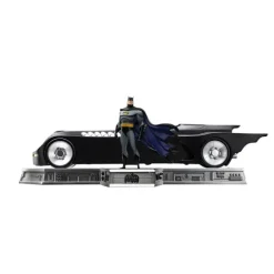 Batman and Batmobile Deluxe - Batman Animated Series - Art Scale 1/10 - Iron Studios