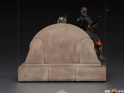 Boba Fett and Fennec Shand on Throne Deluxe - Star Wars: The Mandalorian - Art Scale 1/10 - Iron Studios