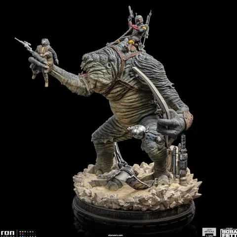 Boba Fett and Rancor - Star Wars: The Book of Boba Fett - Demi Art Scale 1/20 - Iron Studios