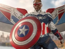 Captain America Sam Wilson (Open Wings Version) - The Falcon and the Winter Soldier - Legacy Replica 1/4 - Iron Studios