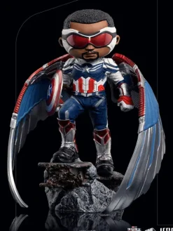 Captain America Sam Wilson The Falcon and the Winter Soldier Minico Iron Studios
