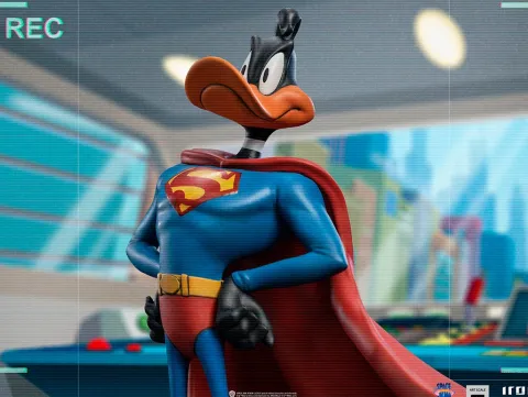 Daffy Duck Superman Space Jam: A New Legacy Art Scale 1/10 Iron Studios