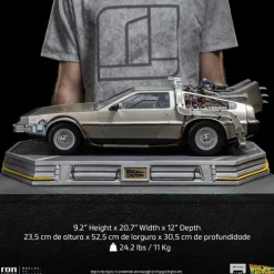 Delorean Back to the Future Art Scale 1/10 Iron Studios