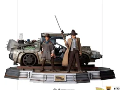 Delorean Full Set Deluxe Back to the Future III Art Scale 1/10 Iron Studios