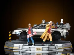 Delorean Full Set Deluxe Back to the Future II Art Scale 1/10 Iron Studios