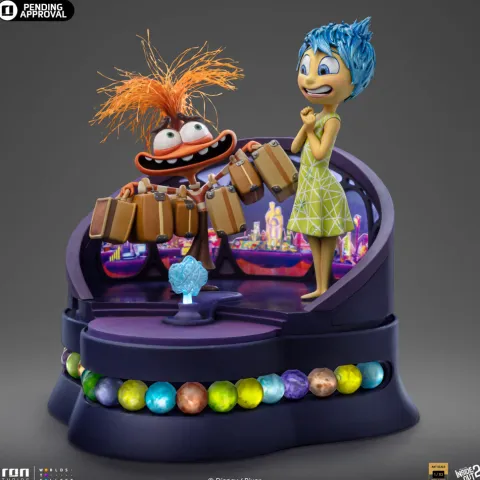 Digital Pre-Order - Statue Joy and Anxiety Deluxe - Inside Out 2 - Art Scale 1/10 - Iron Studios