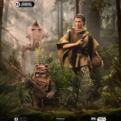 Digital Pre-Order - Statue Leia and Wicket - Star Wars Episode VI - Art Scale 1/10 - Iron Studios