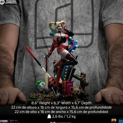 Harley Quinn Deluxe Gotham City Sirens Art Scale 1/10 Iron Studios