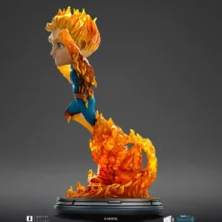 Human Torch (Blue Suit version) The Fantastic Four: First Steps Minico Iron Studios