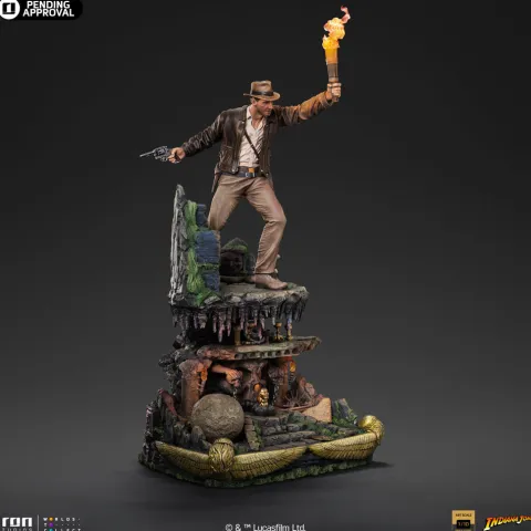 Indiana Jones Deluxe Indiana Jones Art Scale 1/10 Iron Studios