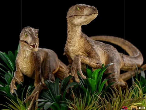 Just The Two Raptors - Jurassic Park - Art Scale 1/10 - Iron Studios