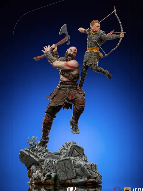 Kratos and Atreus - God of War - BDS Art Scale 1/10 - Iron Studios