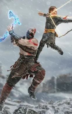Kratos and Atreus - God of War - BDS Art Scale 1/10 - Iron Studios