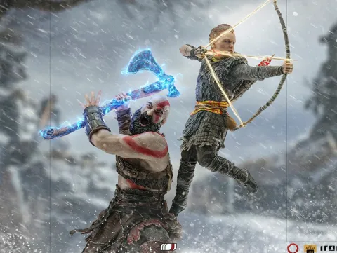 Kratos and Atreus - God of War - BDS Art Scale 1/10 - Iron Studios