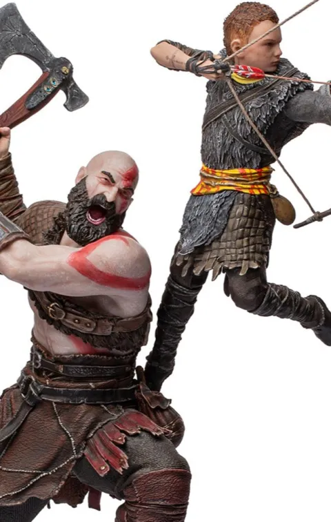 Kratos and Atreus - God of War - BDS Art Scale 1/10 - Iron Studios