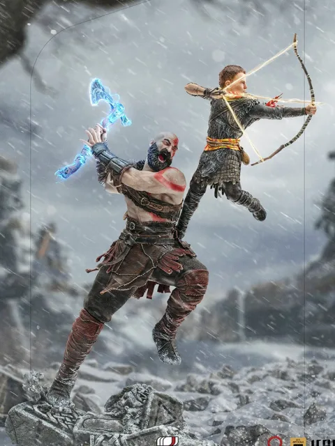 Kratos and Atreus - God of War - BDS Art Scale 1/10 - Iron Studios