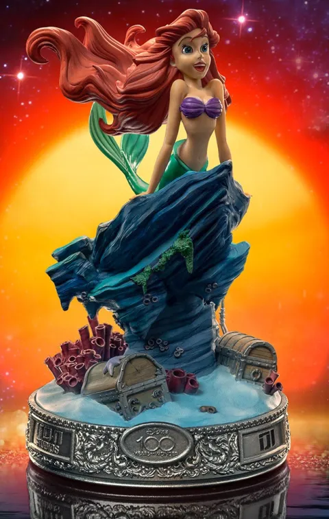 Little Mermaid 100 Years Version Disney 100th Little Mermaid Art Scale 1/10 Iron Studios