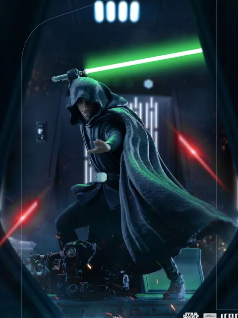 Luke Skywalker Combat Version - Star Wars: The Mandalorian - Art Scale 1/10 - Iron Studios