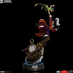 Peter Pan vs Hook 100 Years Version Disney 100th Peter Pan Art Scale 1/10 Iron Studios