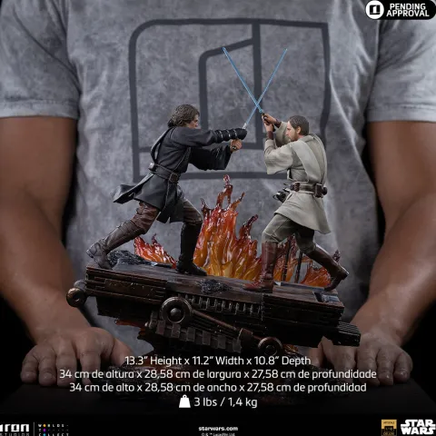 Pre-Order - Statue Anakin vs Obi-Wan (Revenge of the Sith 20th Years Anniversary) – Star Wars – Art Scale 1/10 – Iron Studios