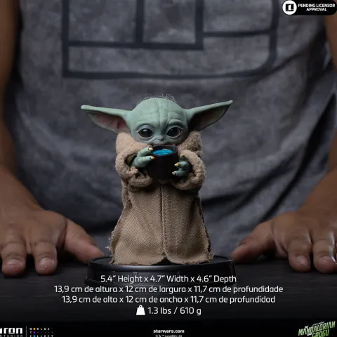 Pre-Order - Statue Grogu Always Hungry - Mandalorian and Grogu Movie - Grogu Collection - Iron Studios