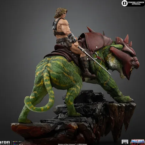 Pre-Order - Statue He-Man and Battle Cat - Masters of the Universe Movie - Deluxe Art Scale 1/10 - Iron Studios