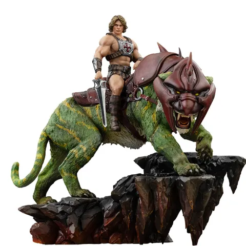 Pre-Order - Statue He-Man and Battle Cat - Masters of the Universe Movie - Deluxe Art Scale 1/10 - Iron Studios