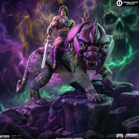 Pre-Order - Statue He-Man and Battle Cat - Masters of the Universe Movie - Deluxe Art Scale 1/10 - Iron Studios