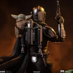 Pre-Order - Statue Mandalorian and Grogu - The Mandalorian and Grogu Movie - Art Scale 1/10 - Iron Studios