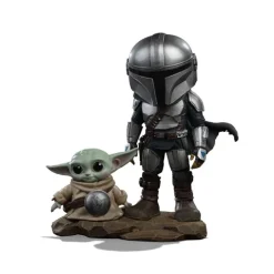 Pre-Order - Statue Mandalorian and Grogu - The Mandalorian and Grogu Movie - MiniCo - Iron Studios