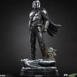 Pre-Order - Statue Mandalorian and Grogu - The Mandalorian and Grogu Movie - Legacy Replica 1/4 - Iron Studios