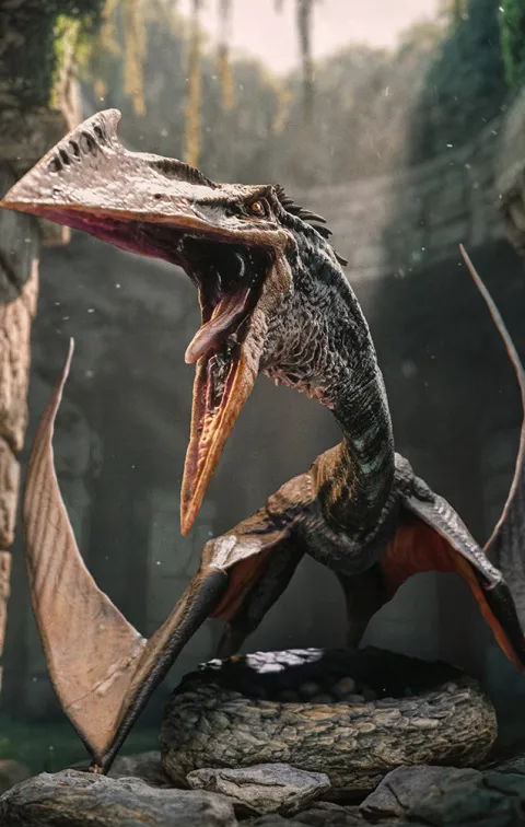 Pre-Order - Statue Quetzalcoatlus - Jurassic World: Rebirth - Icons - Iron Studios