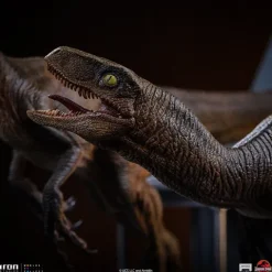 Pre-Order - Statue Raptors at the Kitchen’s Door – Jurassic Park – Art Scale 1/10 – Iron Studios