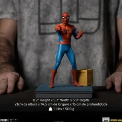 SpiderMan 60's SpiderMan Animated Series Art Scale 1/10 Iron Studios