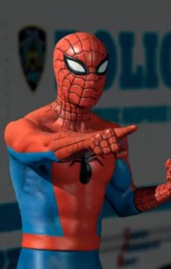 SpiderMan 60's SpiderMan Animated Series Art Scale 1/10 Iron Studios