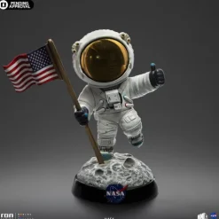 Statue Apollo 11 Astronaut NASA Minico Iron Studios