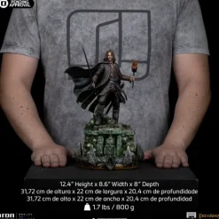 Statue Aragorn Unleashed - The Lord of the Rings - Art Scale 1/10 - Iron Studios