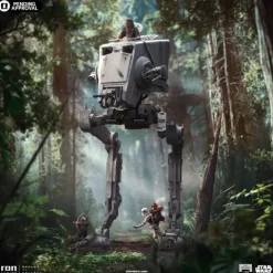 Statue AT-ST and Chewbacca - Star Wars - Demi Art Scale 1/20 - Iron Studios
