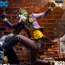 Statue Batman Vs Joker - Dc Comics By Ivan Reis - Battle Diorama 1/6 - Iron Studios