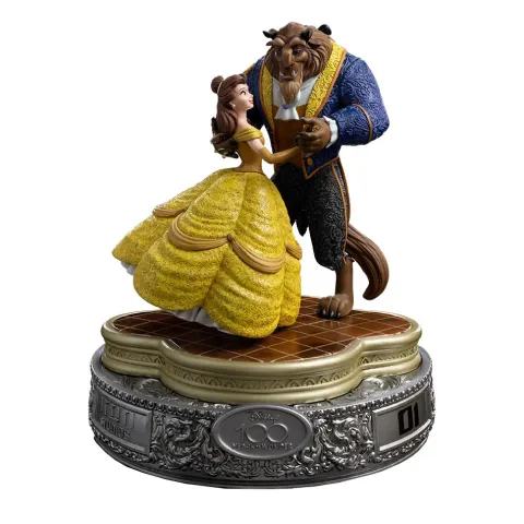 Statue Beauty and The Beast 100 Years Version Disney 100th Beauty and The Beast Art Scale 1/10 Iron Studios