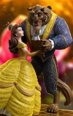 Statue Beauty and The Beast 100 Years Version Disney 100th Beauty and The Beast Art Scale 1/10 Iron Studios
