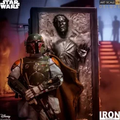 Statue Boba Fett & Han Solo in Carbonite Deluxe - Star Wars - Art Scale 1/10 - Iron Studios