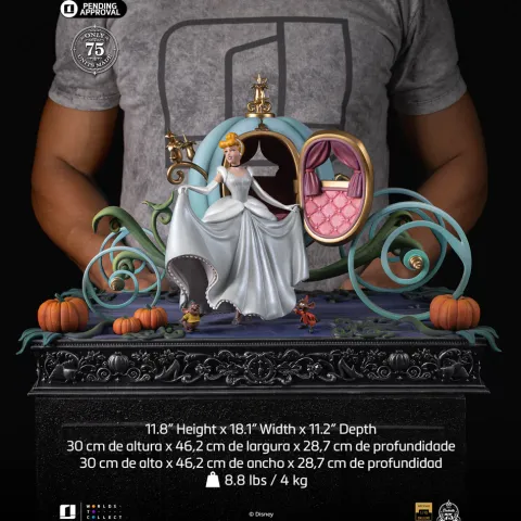 Statue Cinderella Deluxe (75th Year Anniversary Version) - Disney Classics - Art Scale 1/10 - Iron Studios
