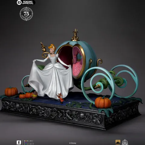 Statue Cinderella Deluxe (75th Year Anniversary Version) - Disney Classics - Art Scale 1/10 - Iron Studios