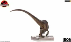 Statue Crouching Velociraptor - Jurassic Park - Art Scale 1/10 - Iron Studios