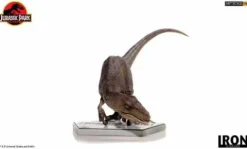 Statue Crouching Velociraptor - Jurassic Park - Art Scale 1/10 - Iron Studios