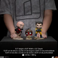 Statue Deadpool, Wolverine and Headpool Deadpool & Wolverine Minico Iron Studios